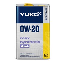 022063_1 Tin can motor oil MAX SYNTHETIC 0W-20 - 4L